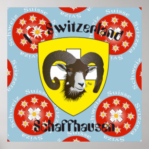 Schaffhausen - Suíça Suisse - Svizzera poster