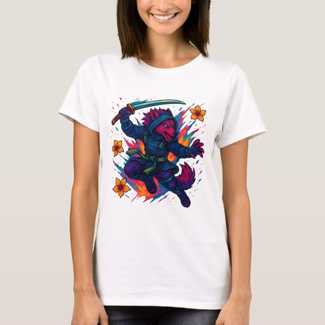 Schattenklinge Wolf T-Shirt (Frente)