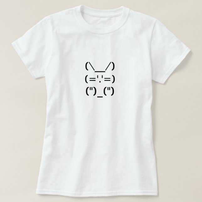 Schattig konijntje T-shirt (Frente do Design)