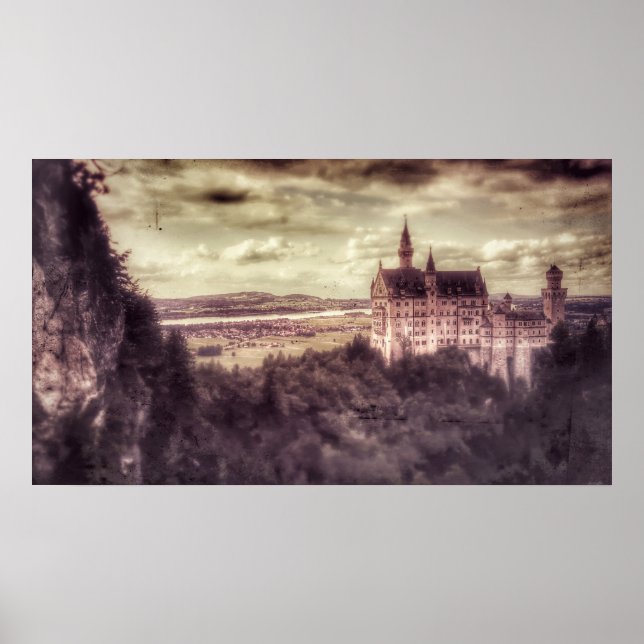 Schloss Neuschwanstein Castle Poster (Frente)