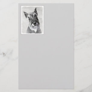 Schnauzer (Giant) Painting - Dog Art