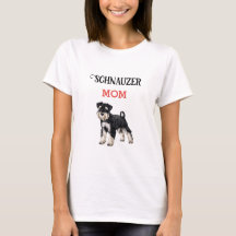 Schnauzer Mãe T-Shirt