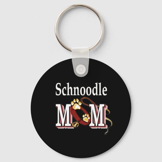 Schnoodle Mãe Chaveiro (Frente)