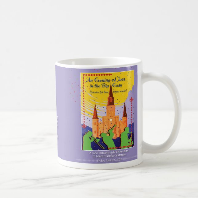 Schola Cantorum White "Big Easy", caneca de gala  (Direita)
