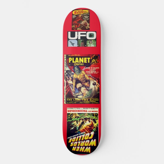 SCI FI UFO JMT8 1/4" Skateboard Deck (Frente)