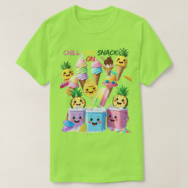 Scoop, Sip, Smile – Camiseta de Guloseimas de Verã