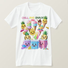 Scoop, Sip, Smile – Camiseta de Guloseimas de Verã