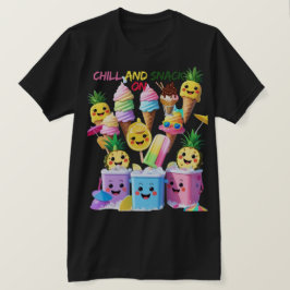 Scoop, Sip, Smile – Camiseta de Guloseimas de Verã