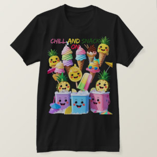 Scoop, Sip, Smile – Camiseta de Guloseimas de Verã