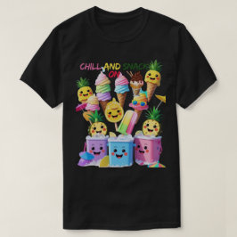 Scoop, Sip, Smile – Camiseta de Guloseimas de Verã
