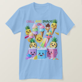 Scoop, Sip, Smile – Camiseta de Guloseimas de Verã
