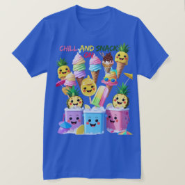 Scoop, Sip, Smile – Camiseta de Guloseimas de Verã