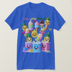 Scoop, Sip, Smile – Camiseta de Guloseimas de Verã