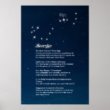 Scorpio Character Poster