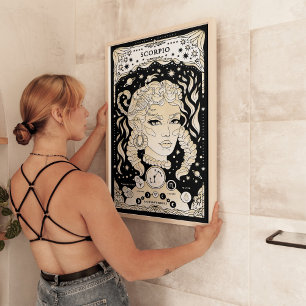 Scorpio Intenso e Misterioso - Poster de astrologi