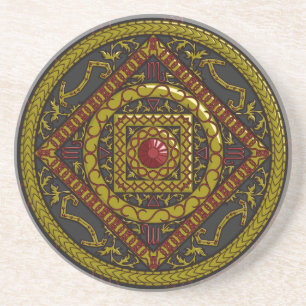 Scorpio Mandala Porta copos
