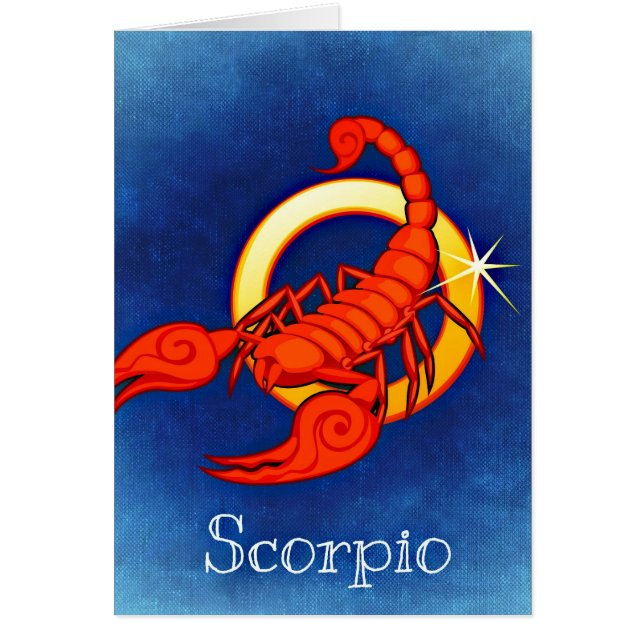 Scorpio no Cartão Azul (Frente)
