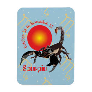 Scorpio Oct. 24 to Nov. 22 Premium Flexi íman