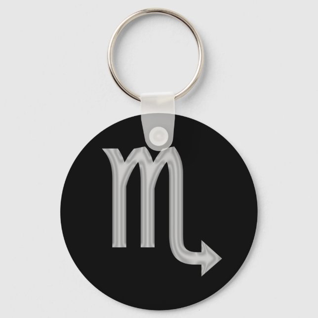 Scorpio Zodiac Astrology Chaveiro (Frente)