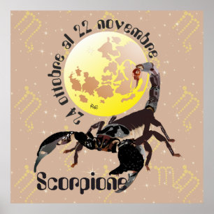 Scorpione 24 ottobre al 22 novembre Poster