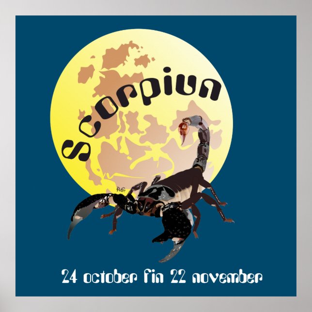 Scorpiun 24 de outubro Poster (Frente)