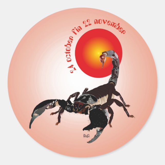 Scorpiun 24 october fin 22 autocolantes November (Frente)