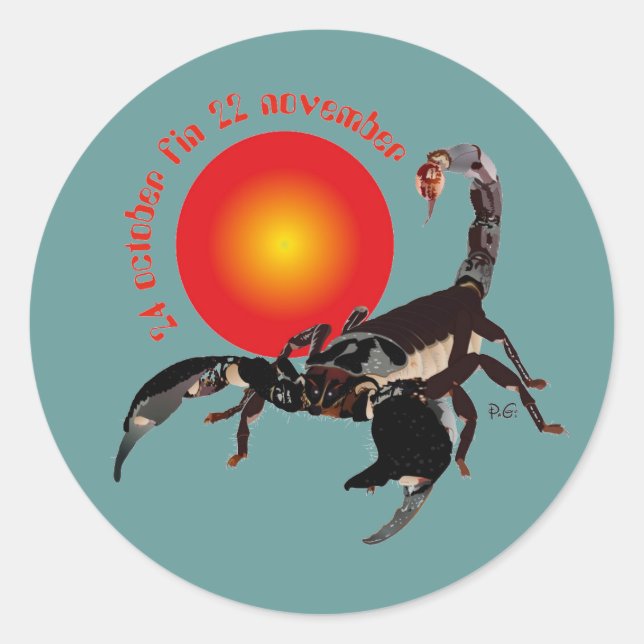 Scorpiun 24 october fin 22 autocolantes November (Frente)