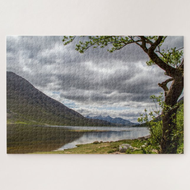 Scotland Jigsaw Quebra-cabeça - Loch Etive, Glenco (Horizontal)