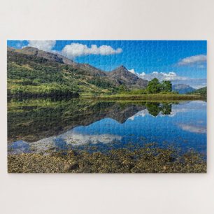 Scotland Jigsaw Quebra-cabeça - Loch Leven, Glenc
