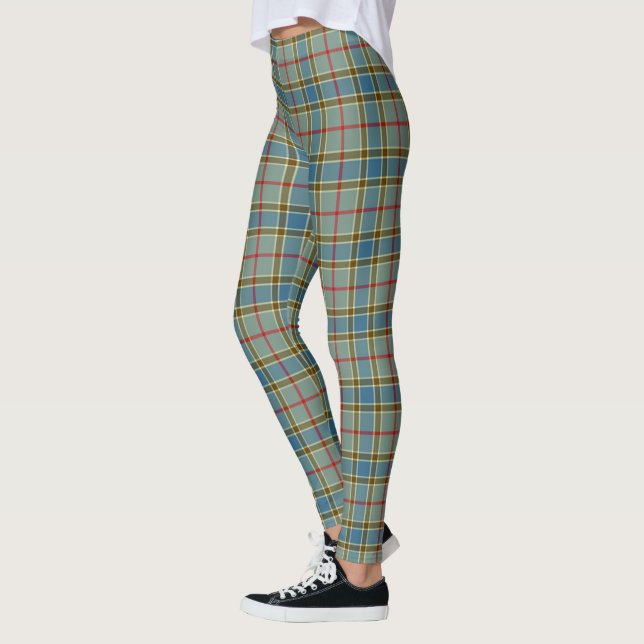 Scotstee Clan Balfour Tartan Women Leggings (Esquerda)
