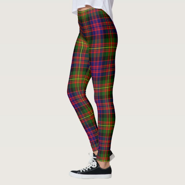 Scotstee Clan Carnegie Modern Tartan Women Legging (Esquerda)