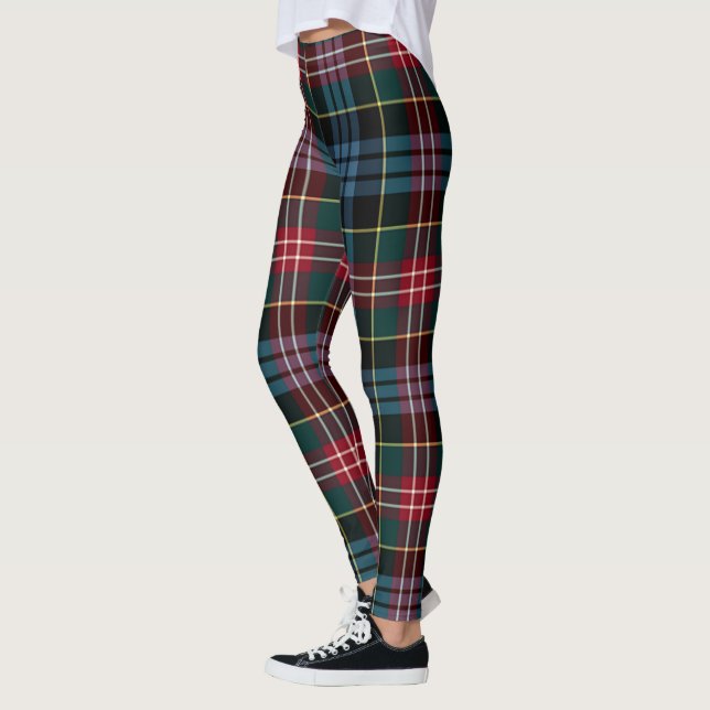 Scotstee Clan Comyn Tartan Women Leggings (Esquerda)