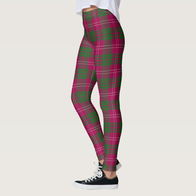 Scotstee Clan Crawford Modern Tartan Women Legging (Esquerda)