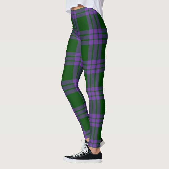 Scotstee Clan Elphinstone Tartan Women Leggings (Esquerda)