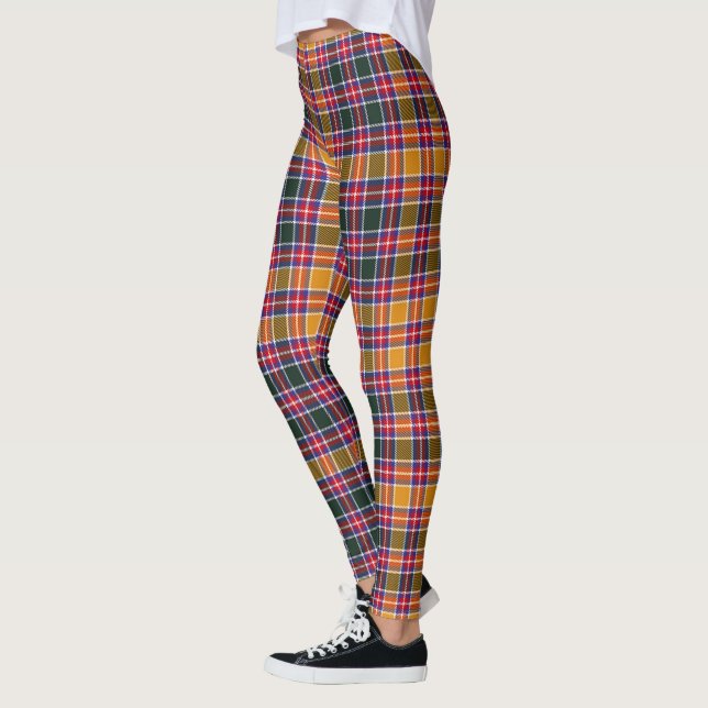 Scotstee Clan Jacobite Tartan Women Leggings (Esquerda)