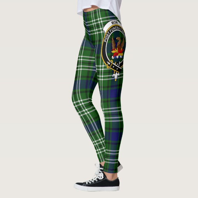 Scotstee Clan Mow Crest Tartan Women Leggings (Esquerda)
