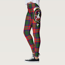 Scotstee Clan Riddell Crest Tartan Women Leggings
