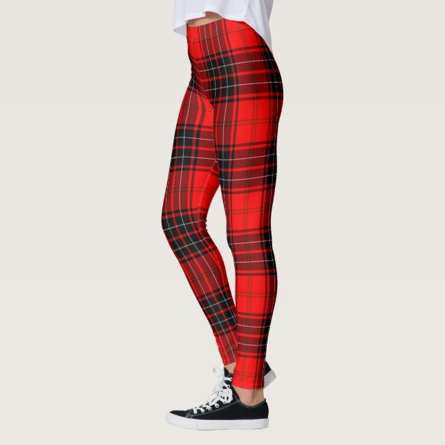 Scotstee Clan Wemyss Tartan Women Leggings (Esquerda)