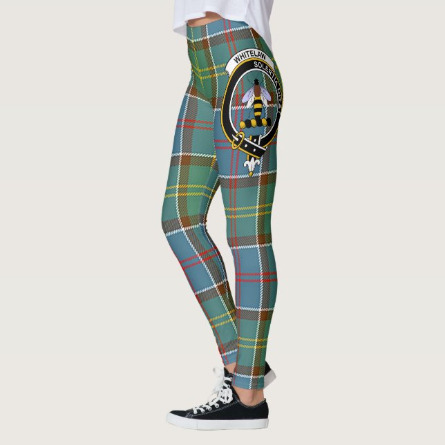 Scotstee Clan Whitelaw Crest Tartan Women Leggings (Esquerda)