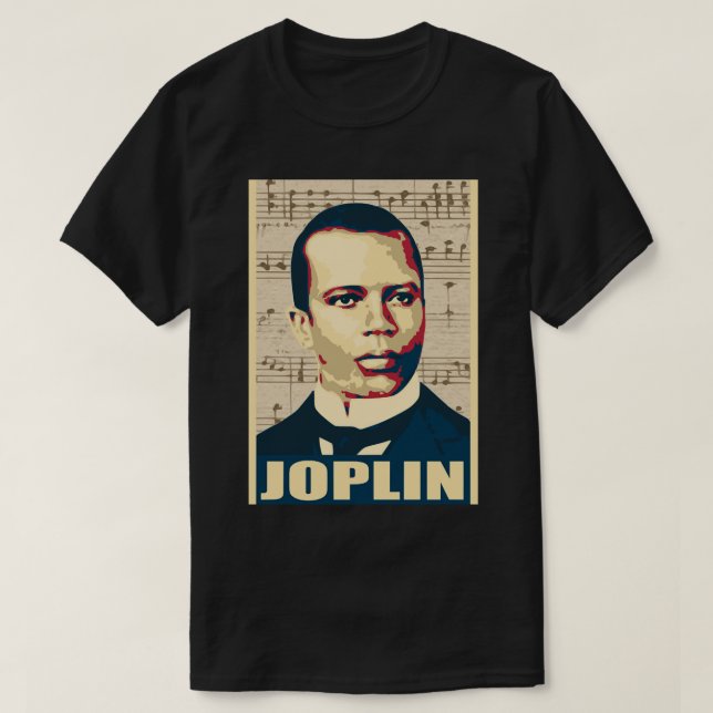 Scott Joplin Classic T-Shirt (Frente do Design)