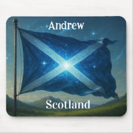 Scottish flag Mousepad