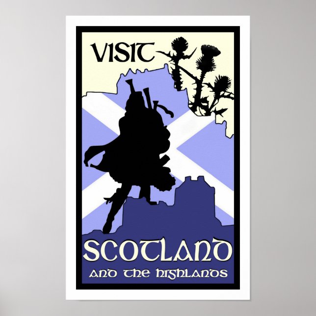 Scottish Highland Poster (Frente)