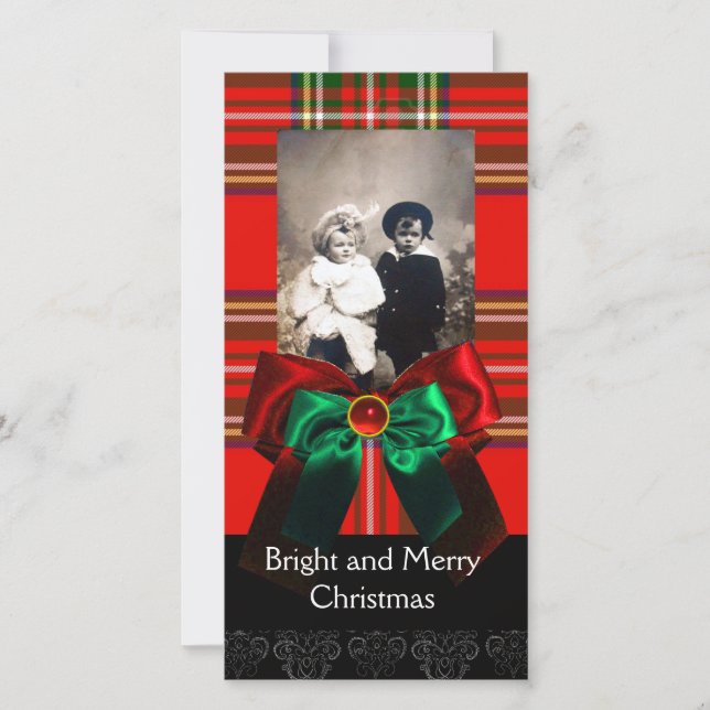 SCOTTISH TARTAN,RED GREEN ARCOS XMAS MODELO DE FOT (Frente)
