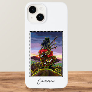 Scottish Terrier Bagpipe Kilt Dog Nome Personaliza