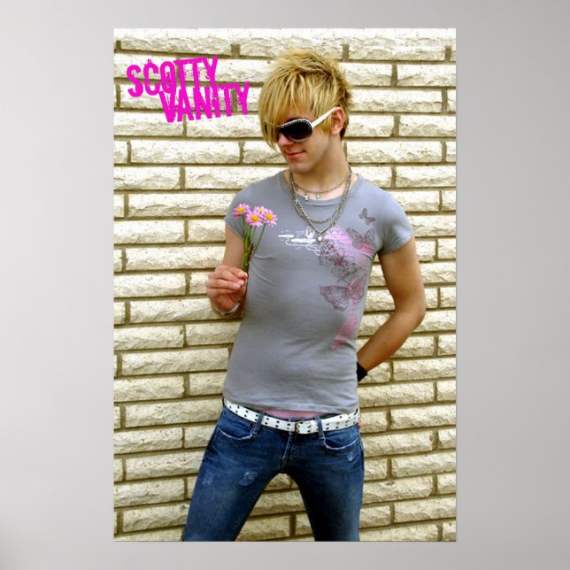 Scotty Vanity Flower Poster (Frente)