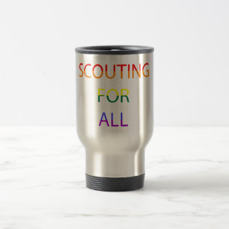 Scouting para toda a caneca de viagem