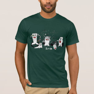 Scram a camisa dos monstro