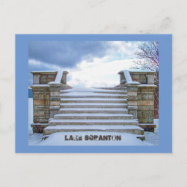 Scranton PA-Lago Scranton Cartão Postal-Lookout