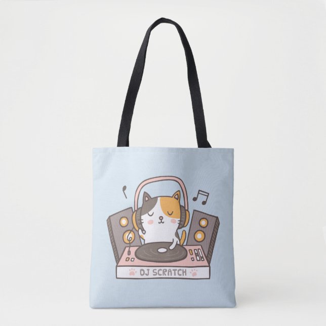 Scratch Kitty Tote Bag (Frente)