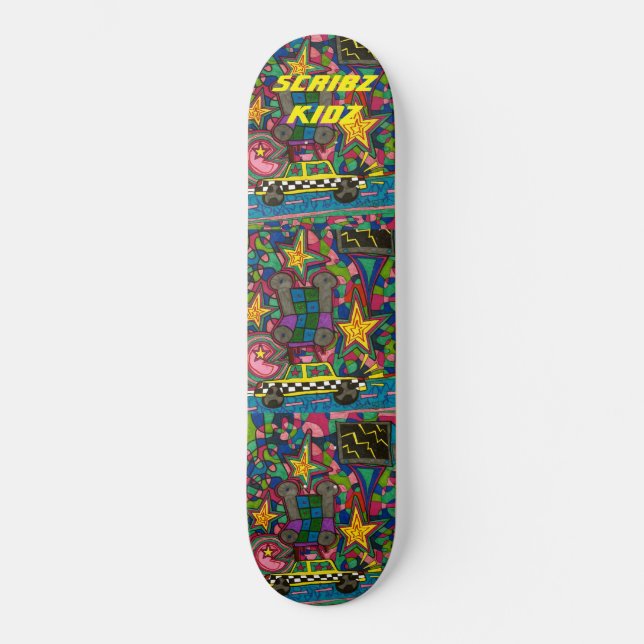 SCRIBZ KIDZ SKATEBOARD / JMT (Frente)